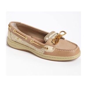Gold Sparkly, Sperry Top-Sider Boat Shoes
